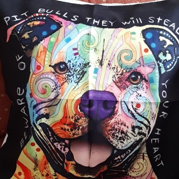 NWOT  Pittbull pillow  - Picture 2 of 5